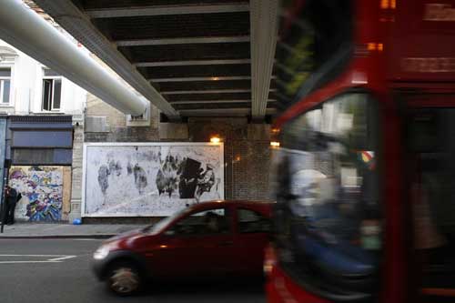 Soldier #1 billboard in Old Street London 2007