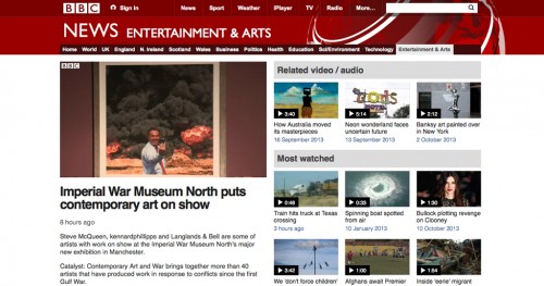 bbc news IWM Catalyst Exhibition